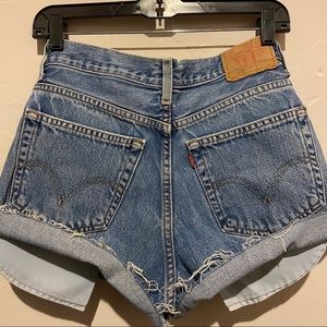 Levi’s highwaisted shorts